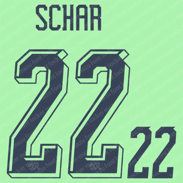 Switzerland World Cup 2026 Font Vector – Triumphant Swiss Eagles Masterpiece