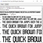 Switzerland World Cup 2026 Font Vector – Triumphant Swiss Eagles Masterpiece