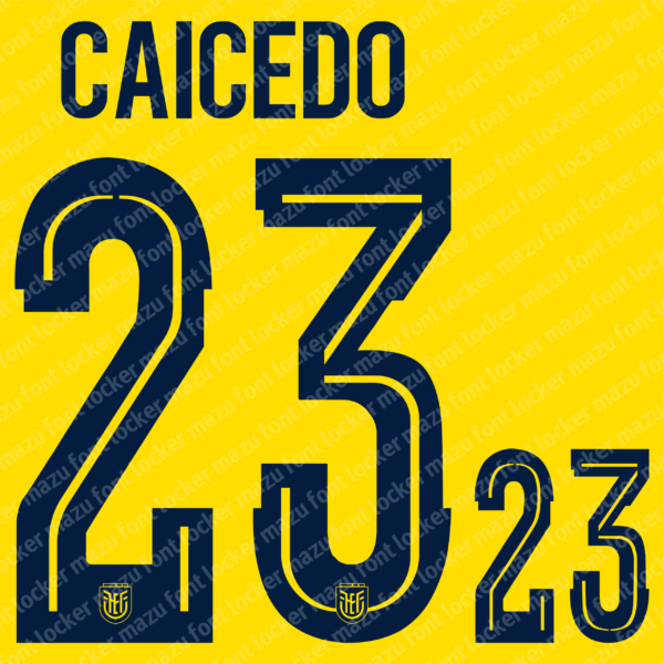 Ecuador World Cup 2026 Font Vector (AI, EPS, SVG, TTF) – #1 Authentic Style