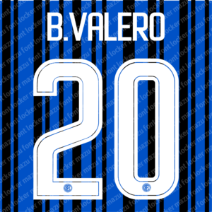 inter milan 2017 18 home & away font vector (digital download)