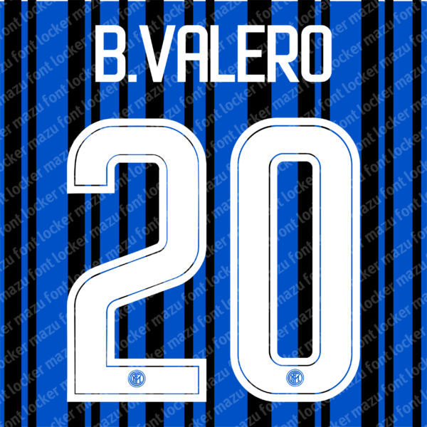 Inter Milan 2017-2018 Font Vector (AI, EPS, SVG, TTF) – #1 Authentic Style