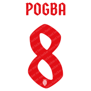 as monaco ucl 2025 26 home & away font vector (digital download)