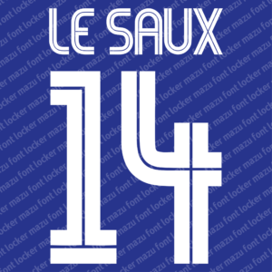 chelsea 2002 2006 home & away font vector (digital download)