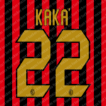 AC Milan 2005-2007 Font Vector – Unstoppable Rossoneri Masterpiece