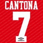 Manchester United 1992-1996 Font Vector – Legendary Fergie Masterpiece