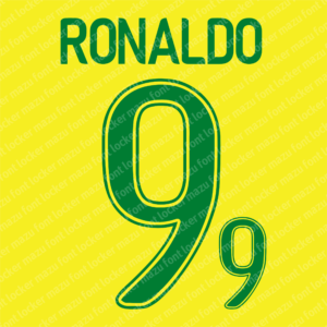 brazil world cup 2006 home & away font vector (digital download)