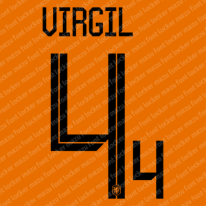 netherlands 2018 home & away font vector (digital download)