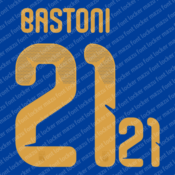 Italy World Cup 2026 Home & Away Font Vector (Digital Download)