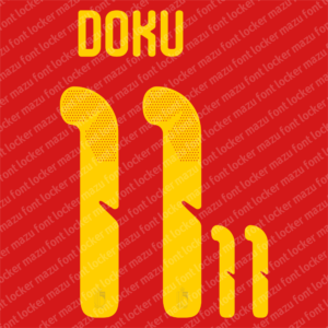 belgium world cup 2026 home & away font vector (digital download)