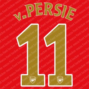 arsenal 2007 08 home & away font vector (digital download) (copy)
