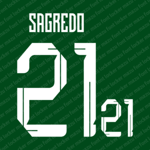 bolivia 2023 24 home & away font vector (digital download)