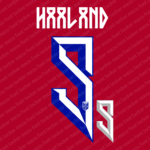 Norway Euro 2024 Home & Away Font Vector (Digital Download)