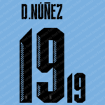 Uruguay Copa 2024 Home & Away Font Vector (Digital Download)