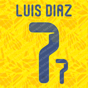 colombia world cup 2026 home & away font vector (digital download)