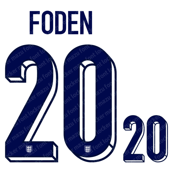 England Euro 2024 Home & Away Font Vector (Digital Download)