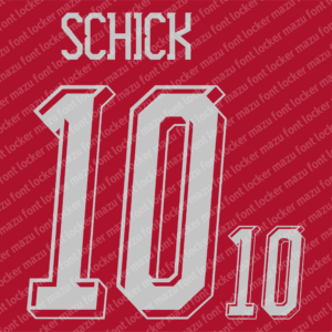 czech republic world cup 2026 home & away font vector (digital download)