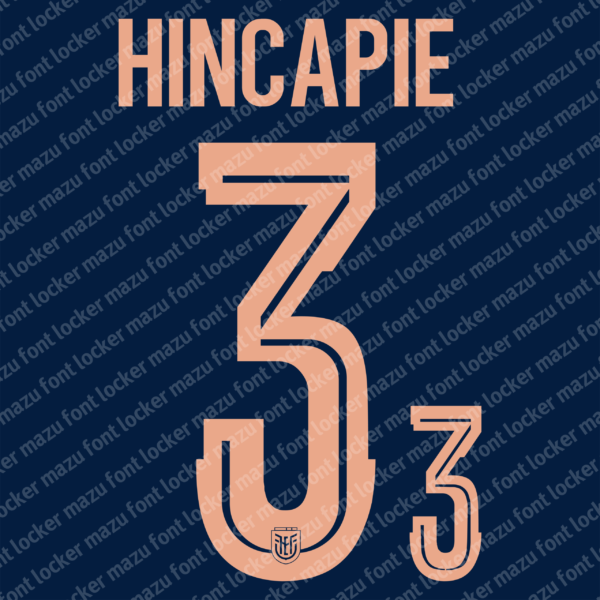 Ecuador World Cup 2026 Font Vector (AI, EPS, SVG, TTF) – #1 Authentic Style