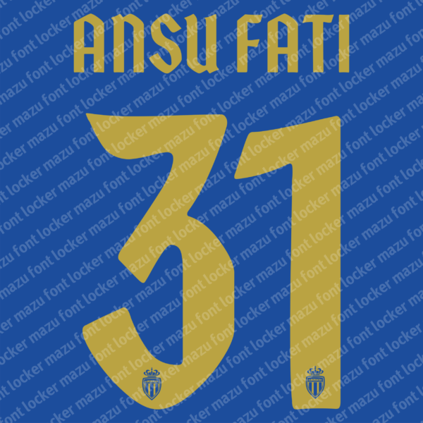 As Monaco 2025-2026 Font Vector (AI, EPS, SVG, TTF) – #1 Authentic Style