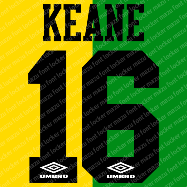 Manchester United 1992-1996 Font Vector – Legendary Fergie Masterpiece