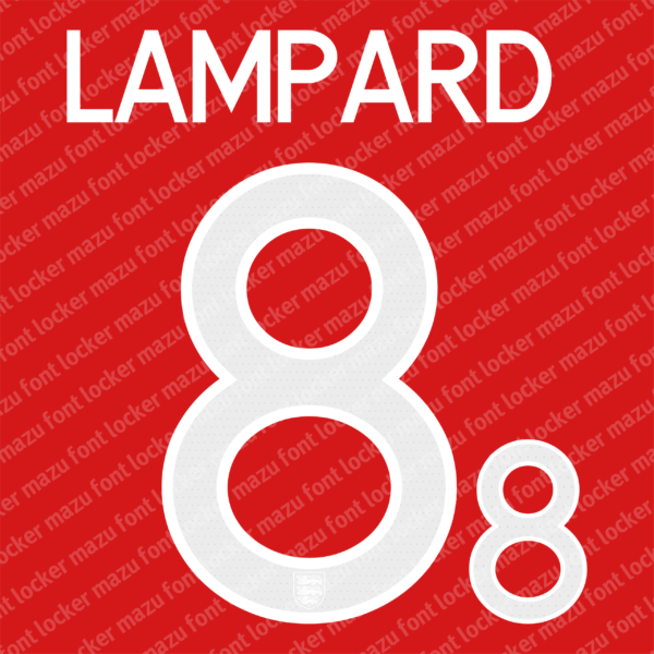 England World Cup 2010 Font Vector – Epic Three Lions Masterpiece