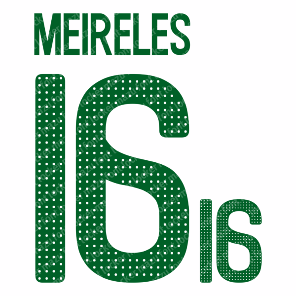 Portugal World Cup 2010 Home & Away Font Vector (Digital Download)