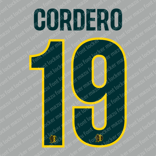 Club Atletico Aldosivi 2026 Home & Away Font Vector (Digital Download)
