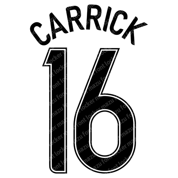 Manchester United 2006-07 Home & Away Font Vector (Digital Download)