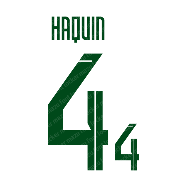 Bolivia 2023-24 Home & Away Font Vector (Digital Download)