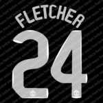 Manchester United 2007-08 Home, Away & Third Font Vector (Digital Download)
