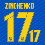 Ukraine Euro 2024 Home & Away Font Vector (Digital Download)