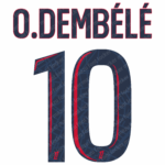 Paris Saint-Germain 2025-26 Home, Away & Third Font Vector (Digital Download)