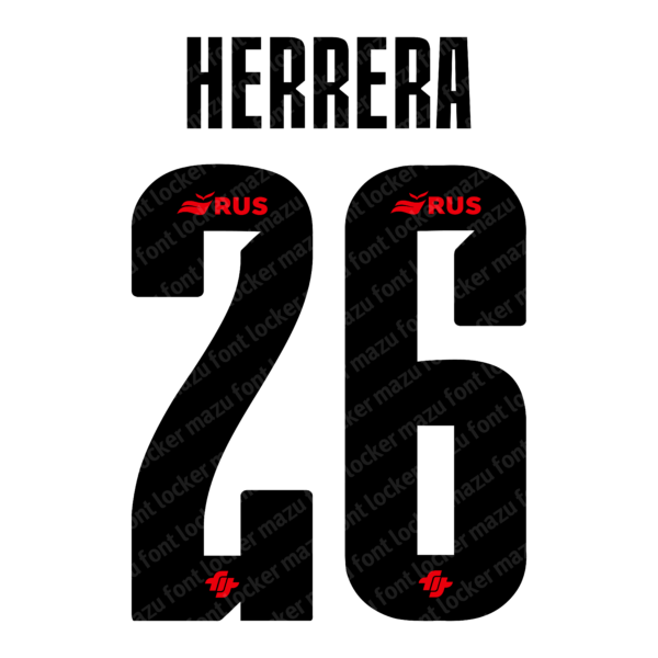 Newells Old Boys 2026 Home & Away Font Vector (Digital Download)