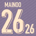 England Euro 2024 Home & Away Font Vector (Digital Download)