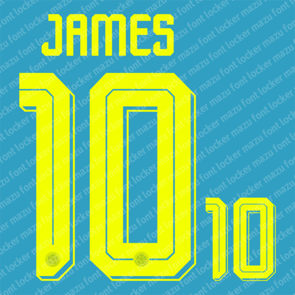 Colombia World Cup 2026 Font Vector (AI, EPS, SVG, TTF) – #1 Authentic Style