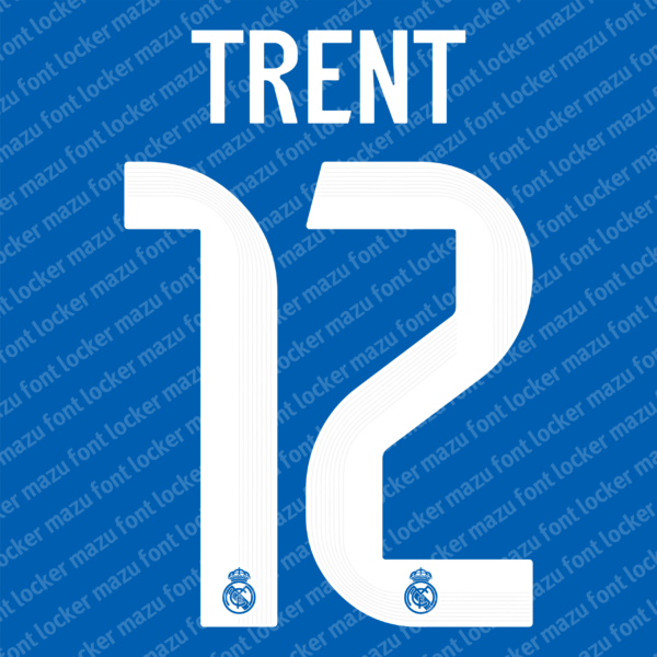 Real Madrid 2025-2026 Font Vector – Legendary Los Blancos Kit
