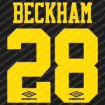 Manchester United 1992-1996 Font Vector – Legendary Fergie Masterpiece