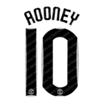 Manchester United 2007-08 Home, Away & Third Font Vector (Digital Download)