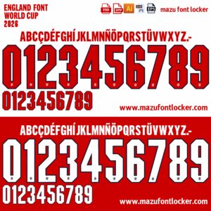 australia world cup 2026 home & away font vector (digital download)