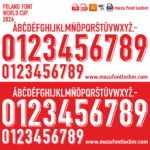Poland World Cup 2026 Font Vector (AI, EPS, SVG, TTF) – #1 Authentic Style