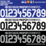 Chelsea 2002-2006 Font Vector (AI, EPS, SVG, TTF) – #1 Authentic Style