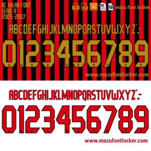 feyenoord rotterdam 2025 26 home & away font vector (digital download)
