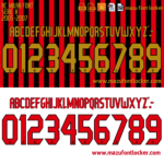 AC Milan 2005-2007 Font Vector – Unstoppable Rossoneri Masterpiece