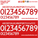 England World Cup 2010 Font Vector – Epic Three Lions Masterpiece