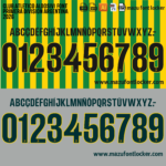 Club Atletico Aldosivi 2026 Home & Away Font Vector (Digital Download)