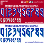 Norway Euro 2024 Home & Away Font Vector (Digital Download)