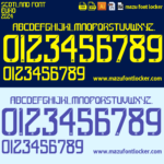 Scotland Euro 2024 Home & Away Font Vector (Digital Download)