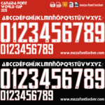 Canada World Cup 2026 Font Vector – Epic Maple Leaf Warriors Masterpiece