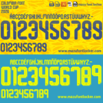 Colombia World Cup 2026 Font Vector (AI, EPS, SVG, TTF) – #1 Authentic Style