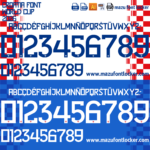 Croatia World Cup 2026 Font Vector (AI, EPS, SVG, TTF) – #1 Authentic Style