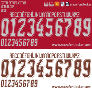 australia world cup 2026 home & away font vector (digital download) (copy)